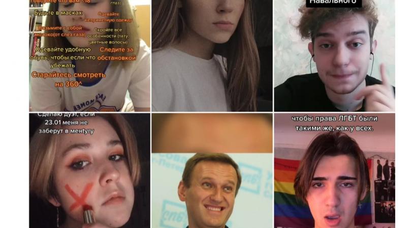 TikTokon buzdítják egymást az orosz fiatalok a Navalnij melletti tüntetésre