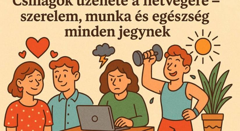 Csillagok üzenete a hétvégére – szerelem, munka és egészség minden jegynek