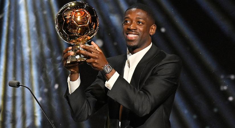 Aranylabda: ennyi szavazattal nyert Ousmane Dembelé! – képpel