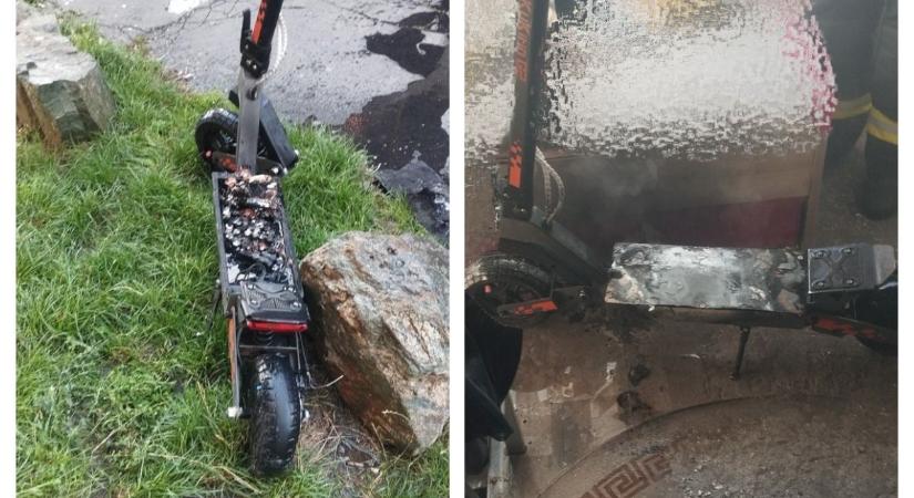 Durva: kigyulladt egy roller egy lakásban úgy, hogy nem is volt töltőn