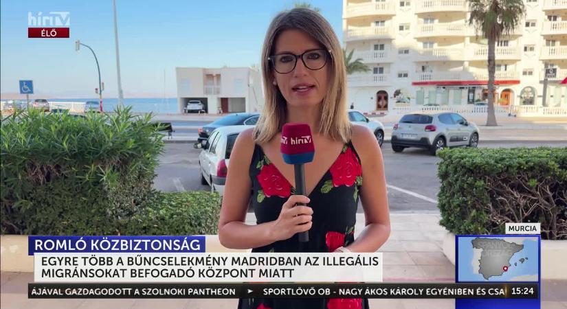 Aggasztja a madridi lakosokat az egyik illegális migránsokat befogadó központ  videó