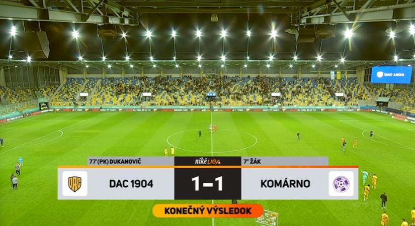 DAC-KFC: Ilyen az igazi futballünnep! Döntetlen a Mol Arénában