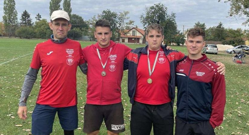 Súlylökésben tripla arany a hevesieknek