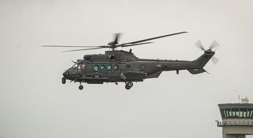 Helikopterek is áthaladtak Székesfehérvár felett (képgalériával)