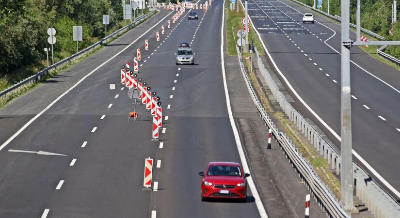 Egymást érik a balesetek a felújítás alatt álló autópálya-szakaszokon (videó)