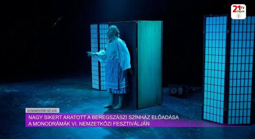 Nagy sikert aratott a beregszászi színház előadása a monodrámák VI. Nemzetközi Fesztiválján