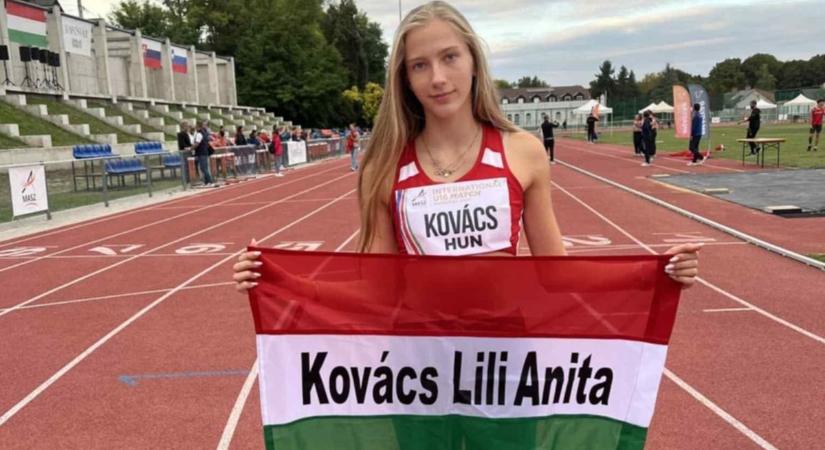 A fiatal nyíregyházi atléta nemzetközi mezőnyben is bizonyított