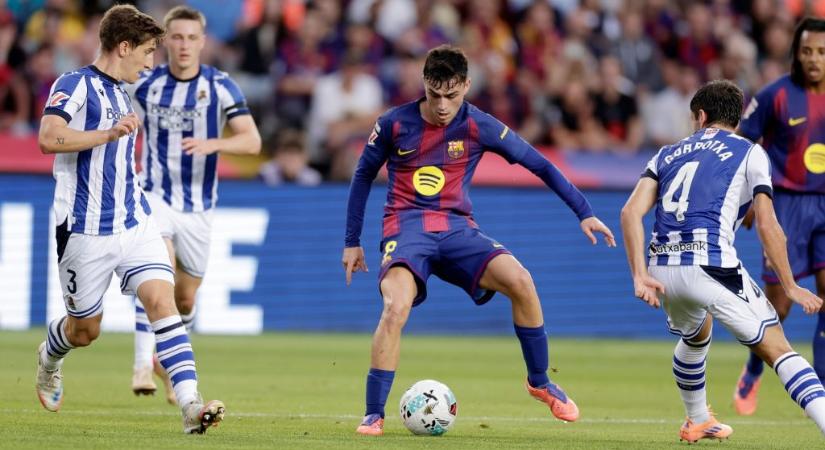 Olyan cselt csinált a Barca középpályása, hogy nem lehet betelni vele