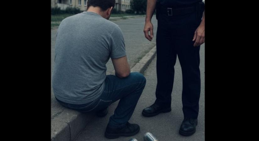 Zavarta a lakótelepi köznyugalmat egy férfi