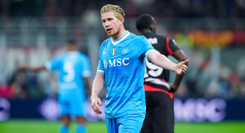 „Rossz emberrel kezdett ki” – De Bruyne dühös volt, amiért lecserélték, Conte válasza sem maradt el
