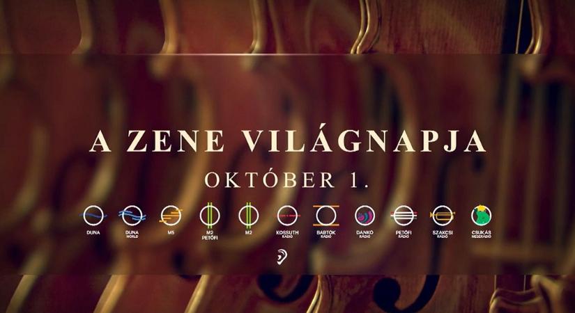 Magyar előadók koncertjei, virtuóz hangversenyek a zene világnapján a közmédia csatornáin