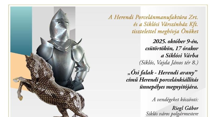 Ősi falak között Herendi arany – különleges porcelánkiállítás nyílik a Siklósi Várban