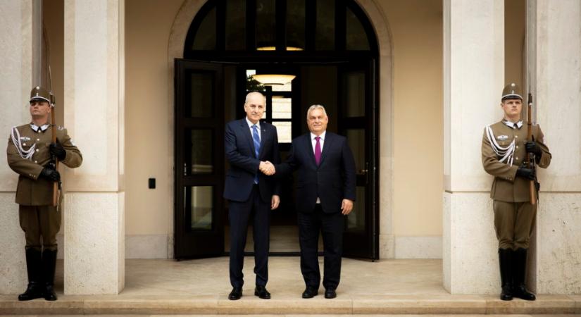 Orbán Viktor a Török Nagy Nemzetgyűlés elnökével tárgyalt