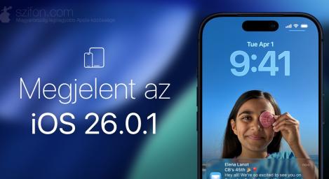 Megjelent az iOS 26.0.1 – mobilhálózati csatlakozással kapcsolatos és egyéb hibák javítása