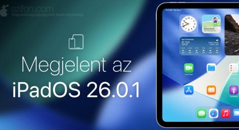 Megjelent az iPadOS 26.0.1 – a lebegő billentyűzet elmozdulását és a VoiceOver letiltódását okozó hibák javítása
