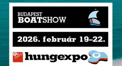 34. BUDAPEST BOAT SHOW, 2026. február 19-22.