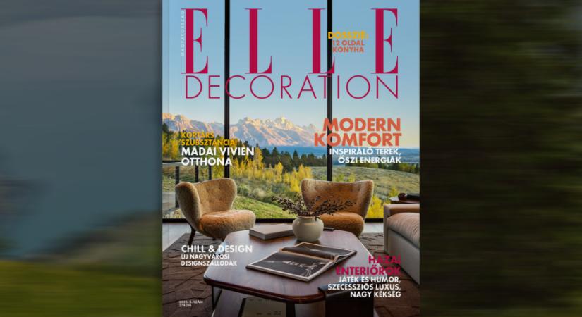Modern komfort, melengető design – itt az ELLE Decoration őszi száma