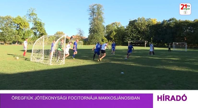 Öregfiúk jótékonysági focitornája Makkosjánosiban (videó)