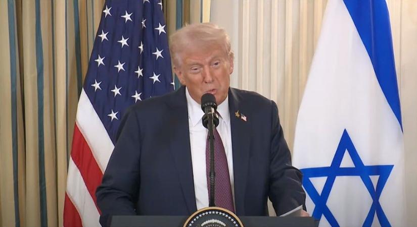 Trump hozta a formáját: totális fordulatot vett a gázai rendezés főszereplőjeként
