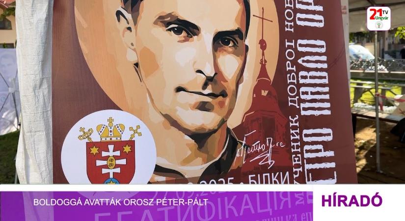 Boldoggá avatták Orosz Péter-Pált (videó)