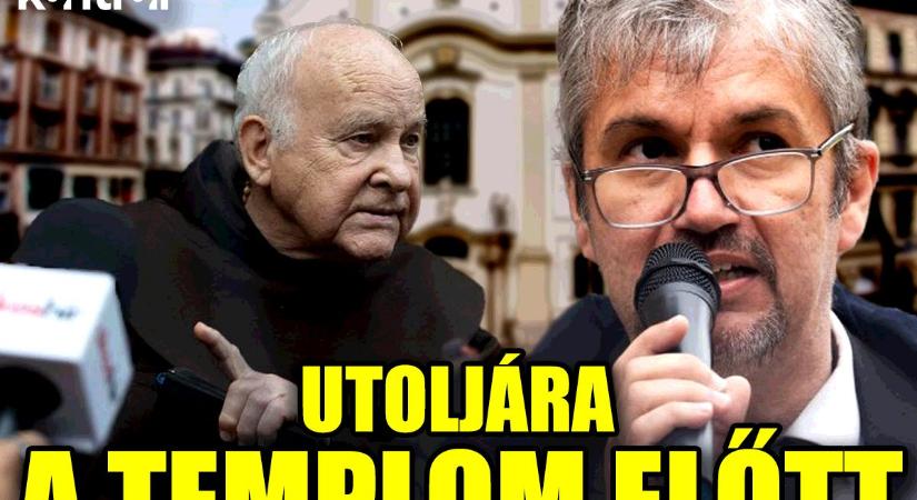 Élő közvetítés: Hadházy a Ferenciek terén tüntet