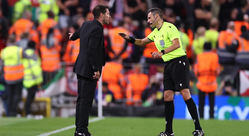 BL: megkapta büntetését Diego Simeone a Liverpool elleni piros lapja miatt