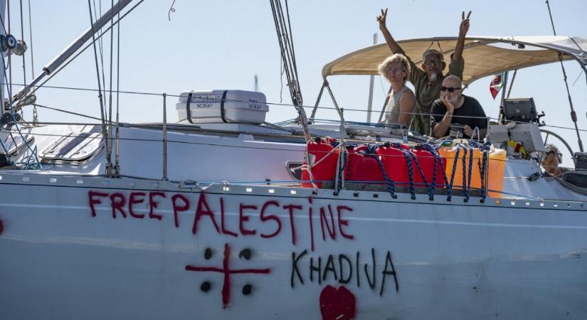 Az olasz haditengerészet megszakítja annak a nemzetközi flottillának a kíséretét, amivel Greta Thunberg is Gázába tart