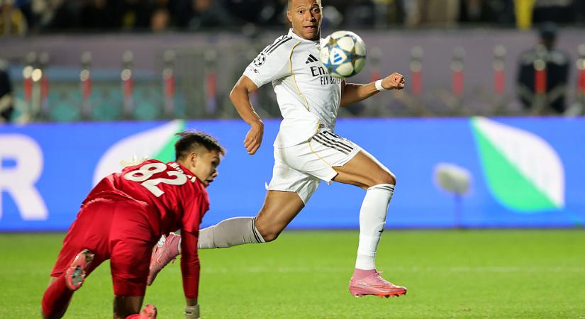 BL: Mbappé mesterhármas és öt Real Madrid gól a kazah meglepetéscsapat ellen – videóval