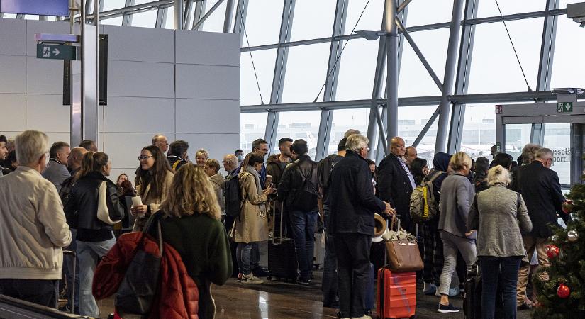 Kicsekkol a kiemelt nemzetközi reptér, egyetlen gép sem száll fel ezen a napon