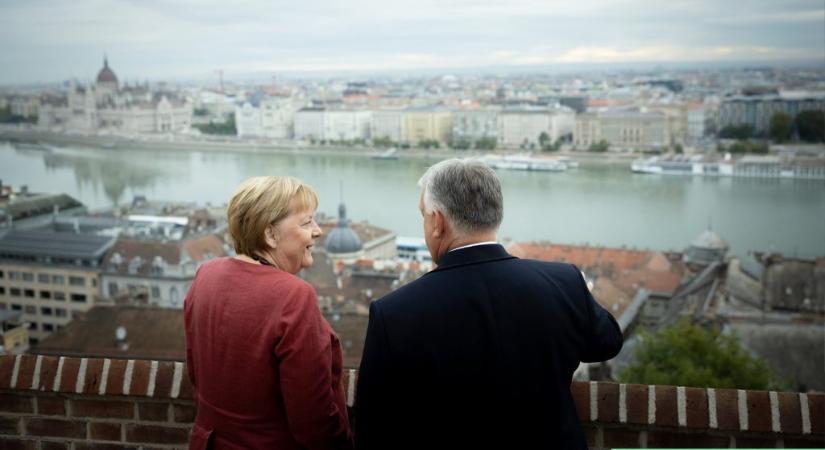 Orbán Viktor Angela Merkelt fogadta