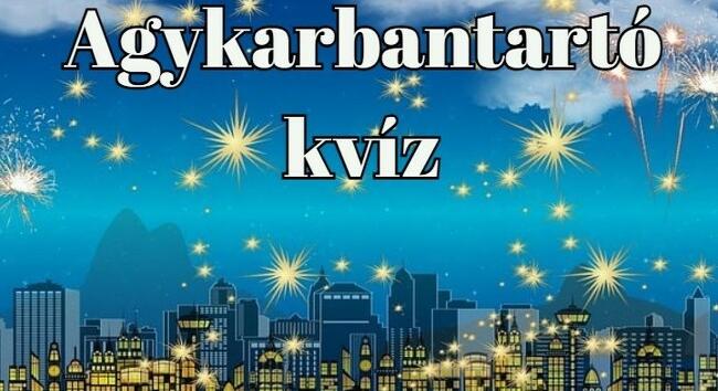 Zsenimágnes - Izgalmas kérdésekkel itt a mai agykarbantartó kvíz