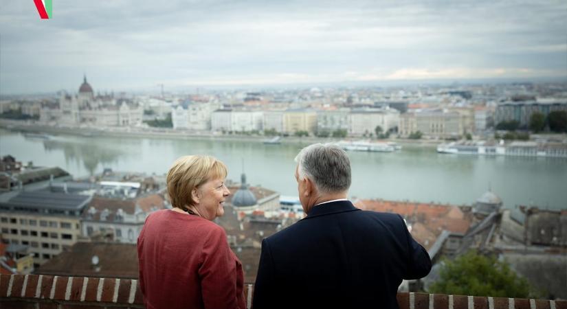 Orbán Viktor a Karmelitában fogadta Angela Merkelt