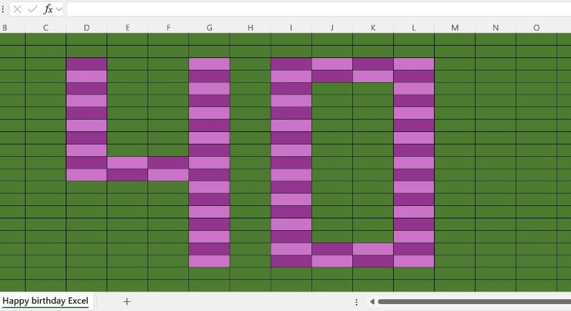 40 éves az Excel