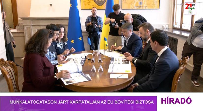 Munkalátogatáson járt Kárpátalján az EU bővítési biztosa (videó)