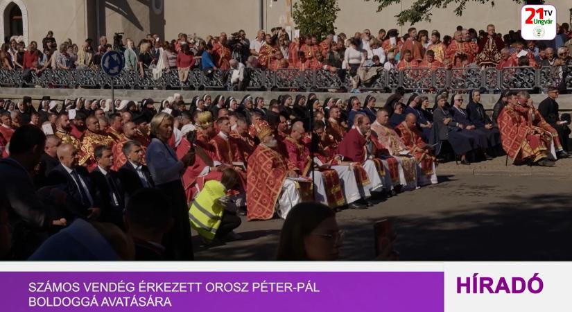 Számos vendég érkezett Orosz Péter-Pál boldoggá avatására (videó)