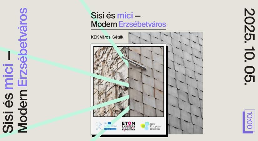 Sisi és mici – Modern Erzsébetváros  ModernTéka Séták