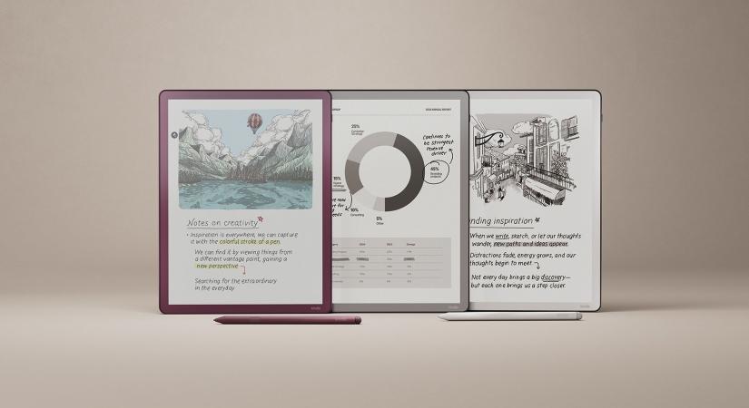 Színes Kindle Scribe modelleket mutatott be az Amazon