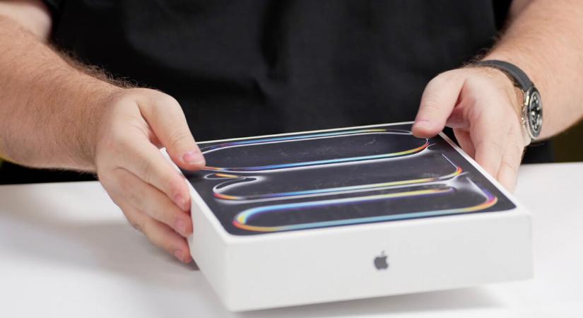 Oroszok csomagolják ki a még be nem mutatott iPad Pro M5-öt