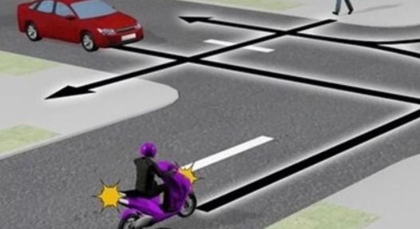 Ez a KRESZ-feladvány az autósok rémálma – te tudod a megoldást?