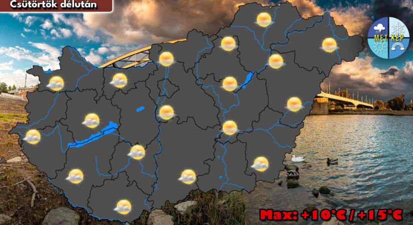 A több napsütés ellenére marad a hűvös, szeles idő
