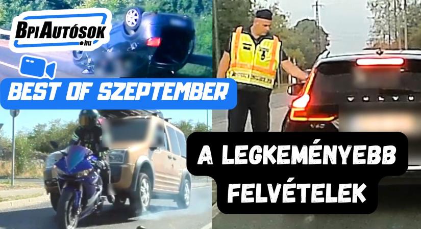 Szeptember legdurvább dashcam pillanatai – BpiAutósok Best of