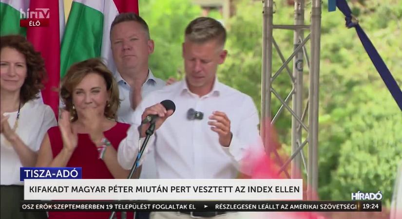 Magyar Péternek bevérzett a szeme, miután pert vesztett az Index ellen – Ezt mondta a bíróról
