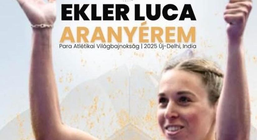 Paraatlétikai vb - Ekler Luca világcsúccsal aranyérmes távolugrásban