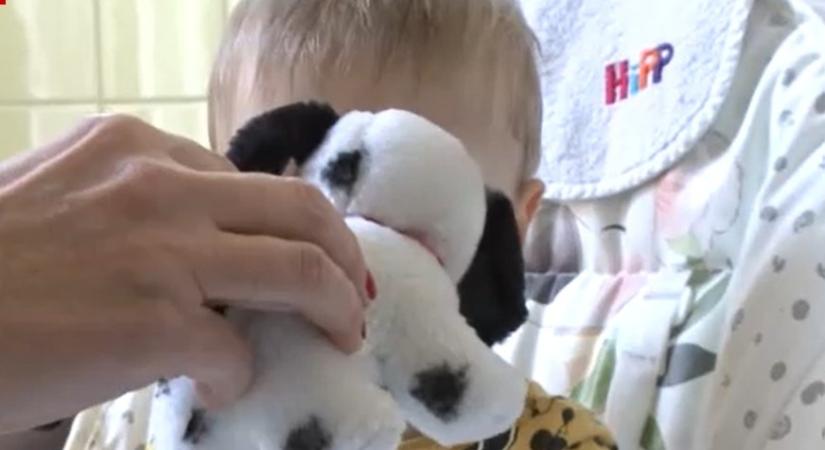 Aláírást gyűjt Tapasztó Orsi a kórházban fekvő 3 éves kisfiú örökbeadásáért