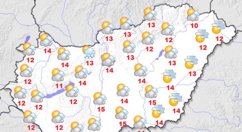 Hideg, borongós idővel folytatódik a hét