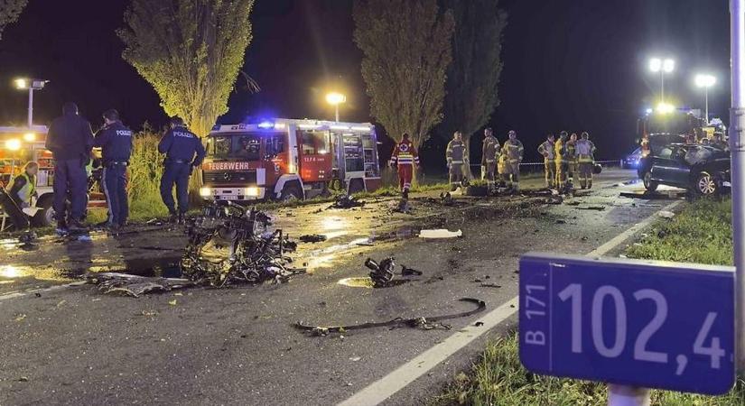 Szörnyű tragédia: 22 éves fiatal halt meg az ausztriai balesetben - helyszíni fotók