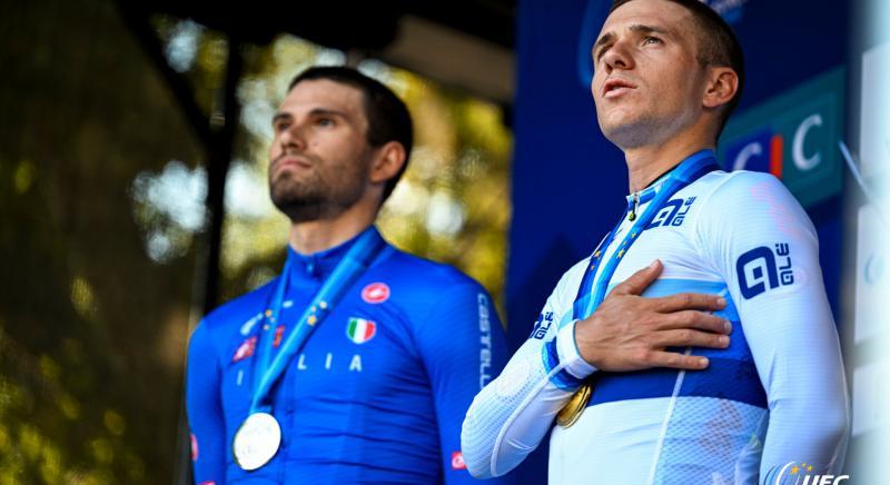 Országúti kerékpáros Eb: a világbajnokság után Remco Evenepoel az Eb időfutamát is simán nyerte