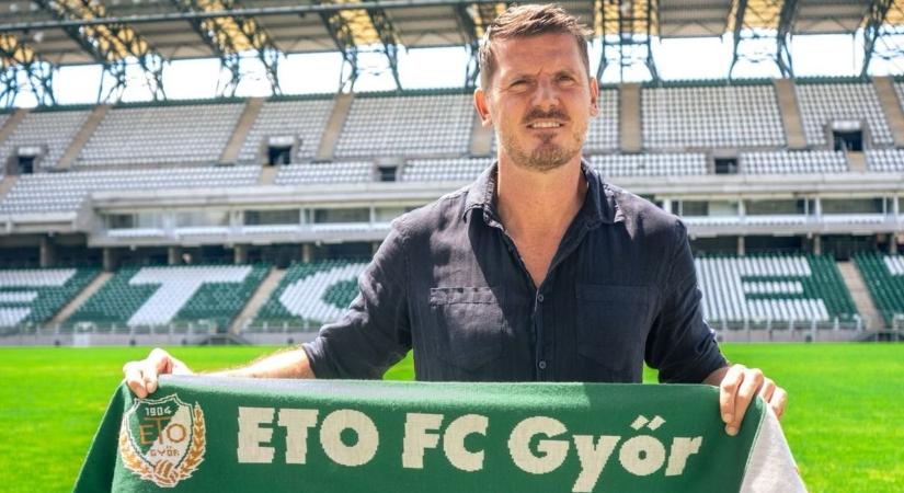 Ünnepel az ETO FC vezetőedzője