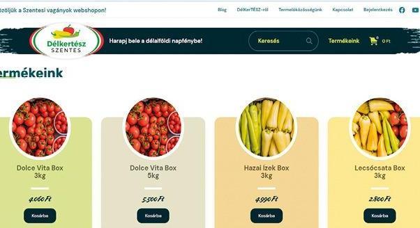 Saját boltot és webshopot kaptak a szentesi termelők