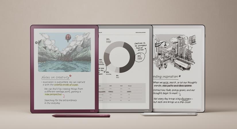 Egyszerre három új Kindle Scribe állt a kamerák kereszttüzébe